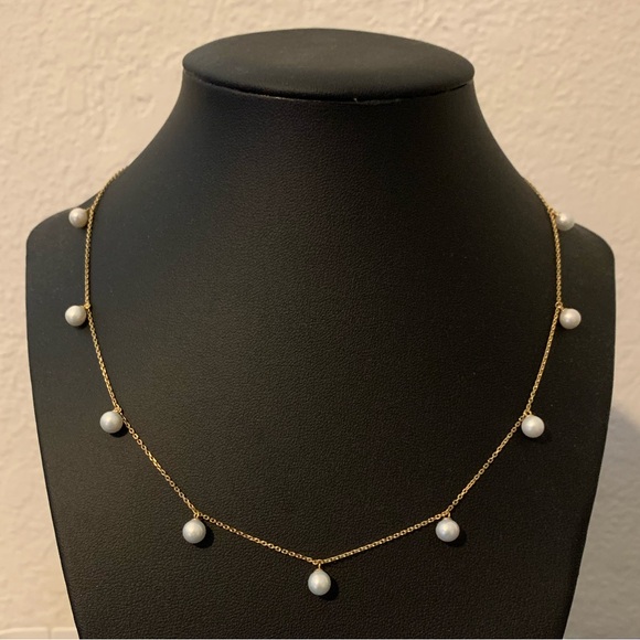 Mejuri Jewelry - Mejuri Gold Pearl Station Necklace